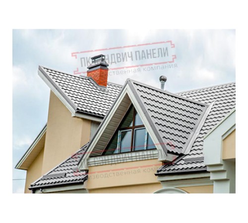 Планка ендовы верхняя 76х76х2000 Norman Ral7004-0.5