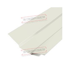 Планка ендовы верхняя 76х76х2000 ПолиэстерП-9003-0.45