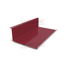 Планка примыкания нижняя 250х122х2000 ПЭ-3005-0.45