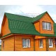 Металлочерепица классик плюс RAL6002 Satin-0.5