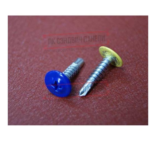 Саморезы ПШС 4,2х16 RAL 8017 (1000 шт)